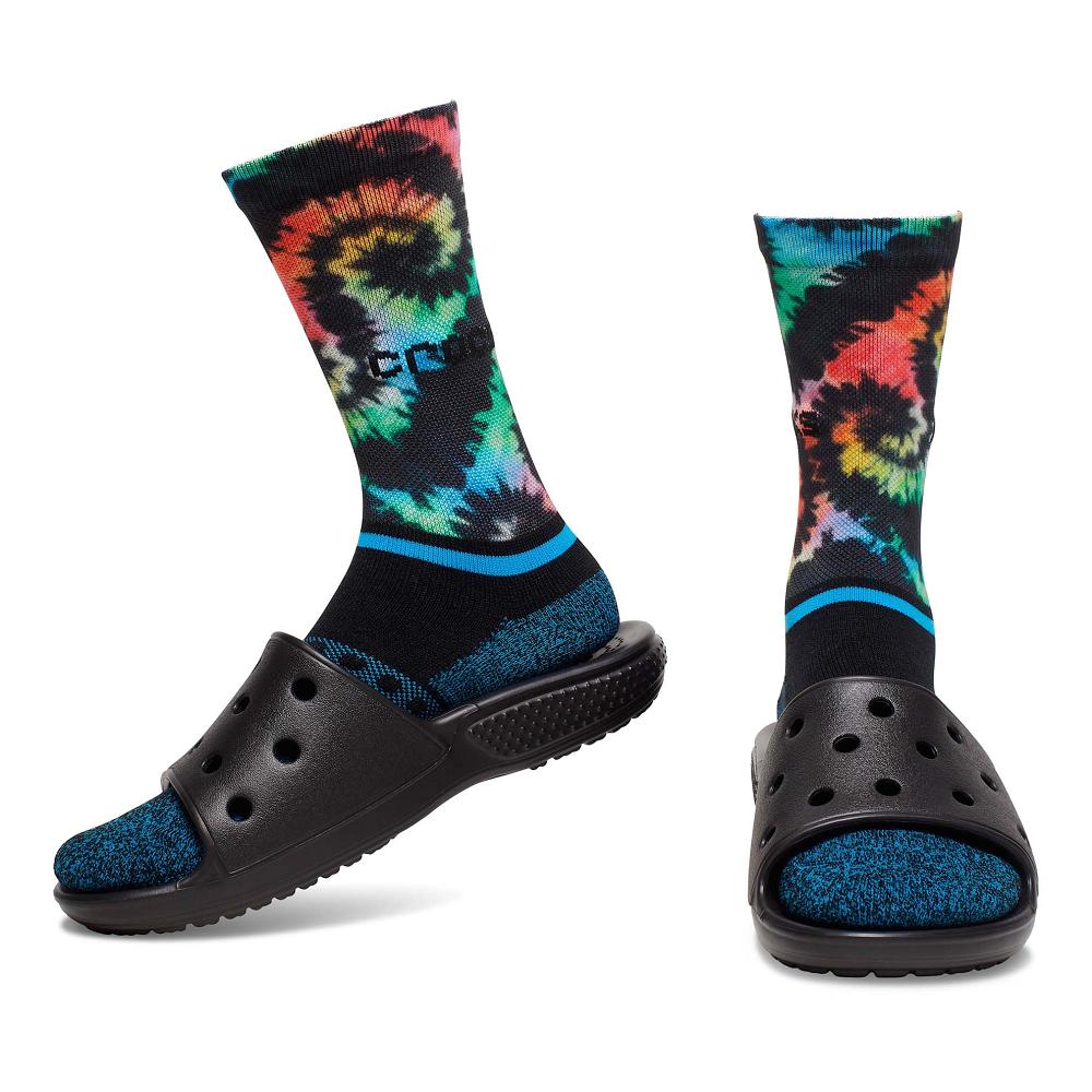 Chaussettes Crocs Crew Seasonal 3-Pack Garcon Multicolore | France 1671ILHS